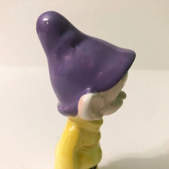 Vintage Dopey Figurine Ceramic Snow White 4 Inch Tall Figure  Japan - Picture 14 of 16